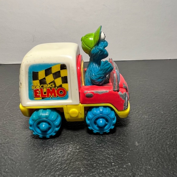 TYCO Matchbox Sesame Street Racing Elmo Cookie Monster Toy Car - Picture 4 of 7